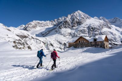 Winnebachseehütte im Winter