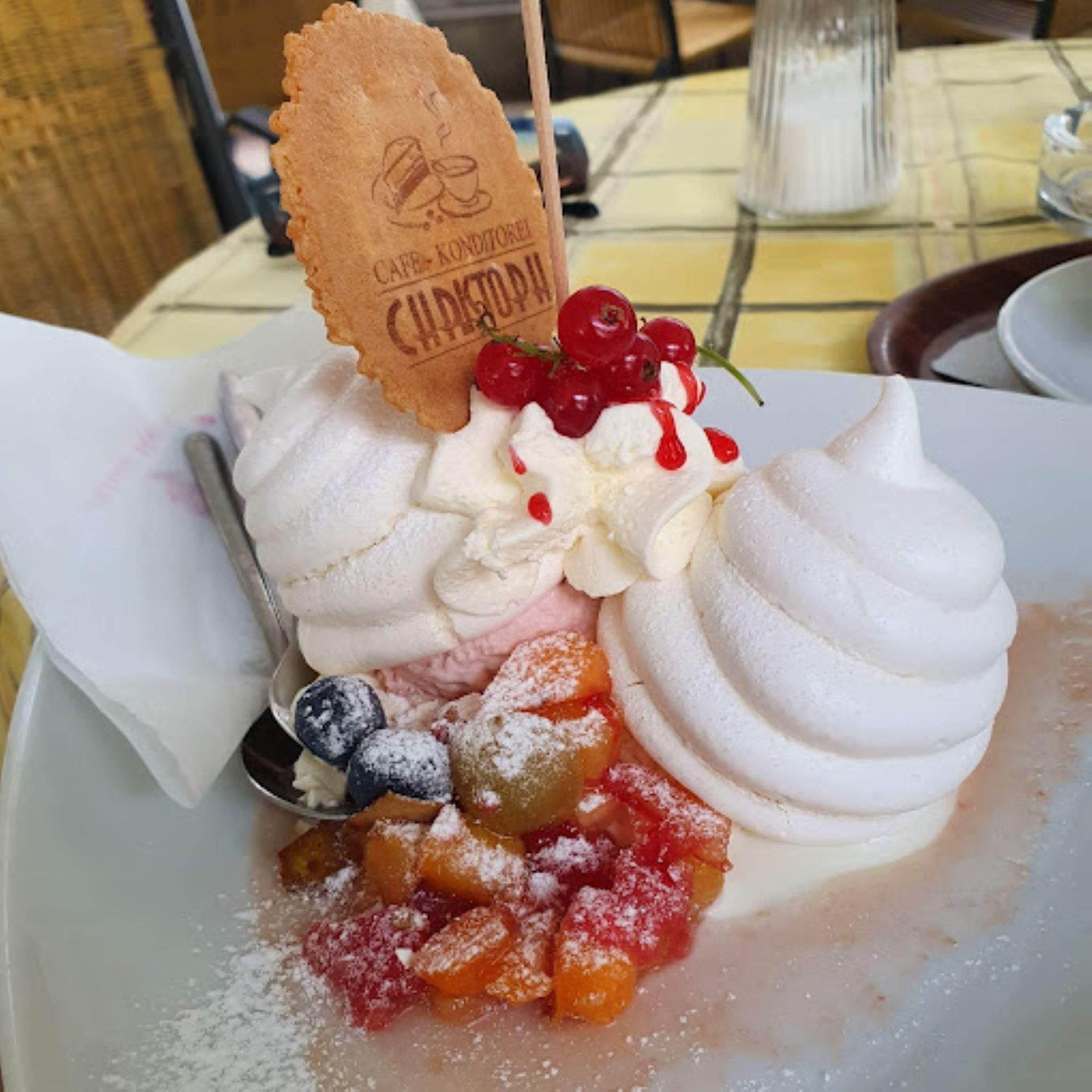 Eis - © unbekannt, Cafe-Konditorei Christoph, C Copyright - alle Rechte vorbehalten