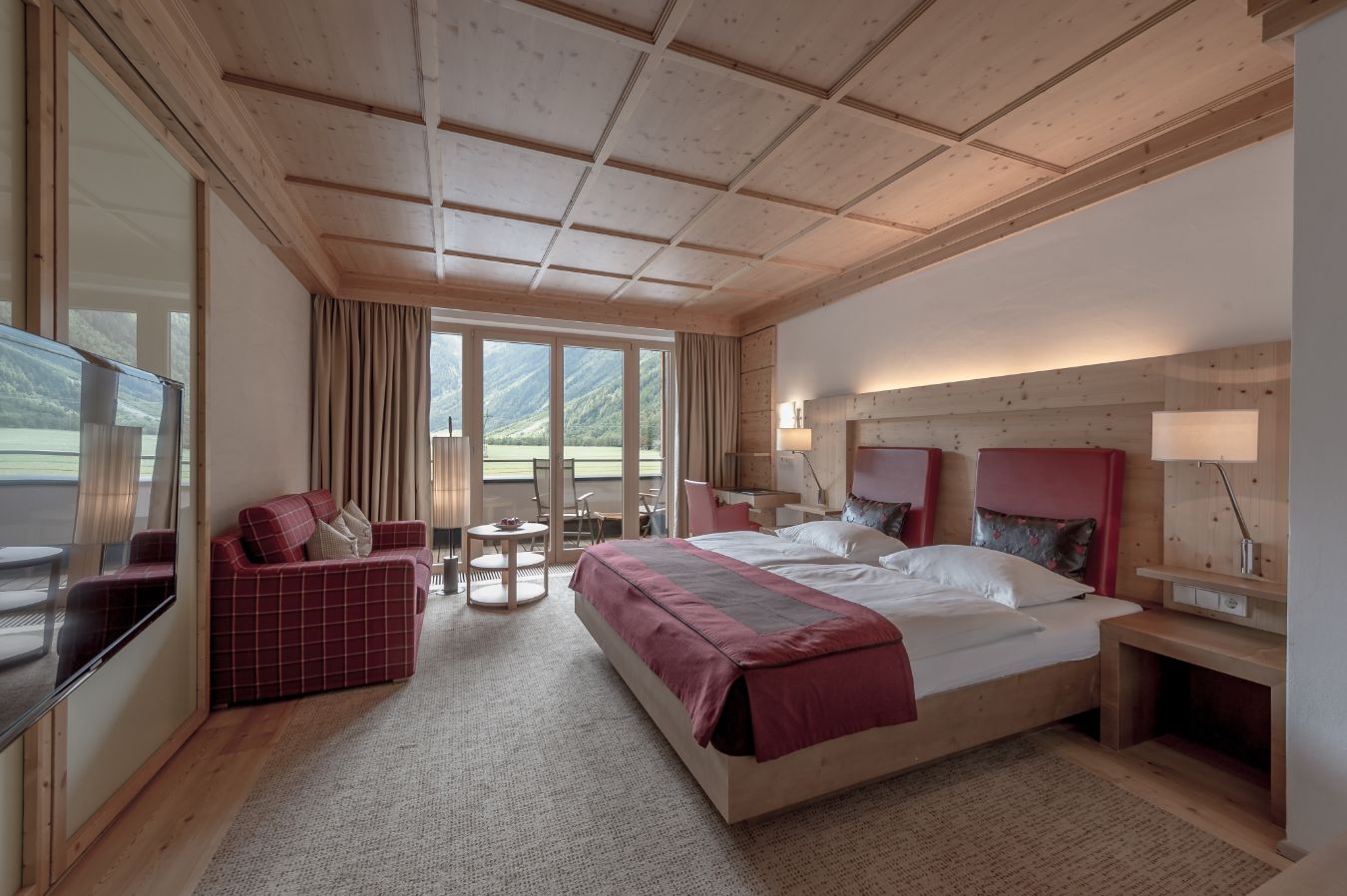 Schlafzimmer in einer Unterkunft