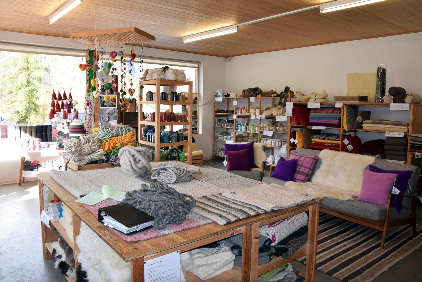 Ötztal Umhausen Schafwollzentrum