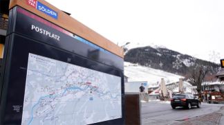 Fußgänger Leitsystem