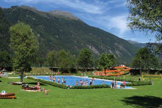 Freischwimmbad Längenfeld Schwimmen Ötztal