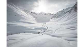 Wallpaper Winterpanorma Rotmoostal Gurgl