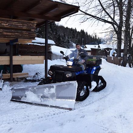 Quad, Schneeräumung