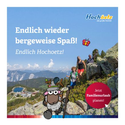 Ganzjahreskampagne Hochoetz Familie 2022