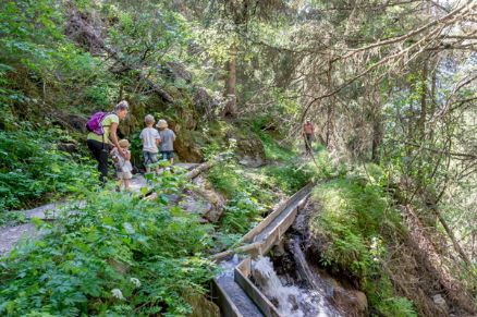 Waalweg Mooserstegle Sölden Wandern Geschichte
