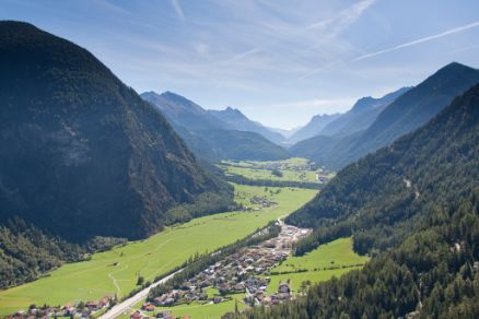 Umhausen Tumpen Landscape Panorama Ötztal