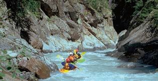 Kajaken Kanusport Ötztal Gurgler Ache