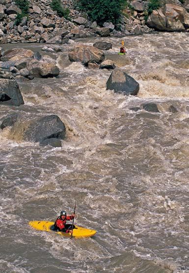 Kajaken Kanusport Ötztal Mittlere Ötz