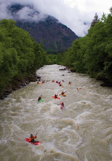 Kajaken Kanusport Ötztal Wasser