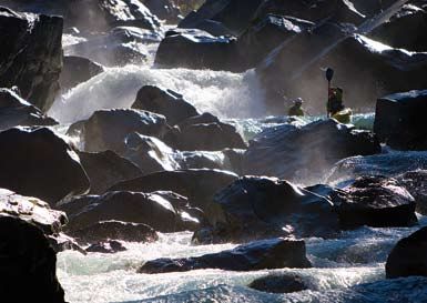 Kajaken Kanusport Ötztal Wellerbrücke