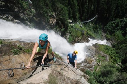 Stuibenfall Waterfall Umhausen Climbing Landscape