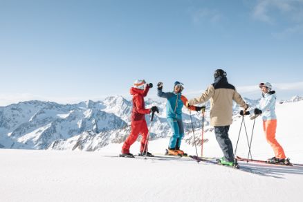 Sonnenskilauf Sölden, Gletscher