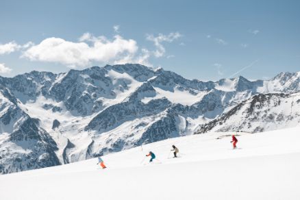 Gletscher Sölden Skifahren