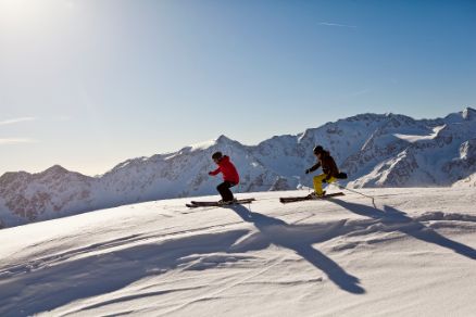 Skifahren Sölden Skigebiet Winter Landschaft