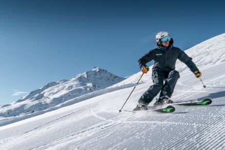 Skifahrer, Gletscher