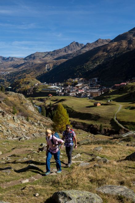 Hiking Obergurgl Ramolweg Landscape Hochgurgl