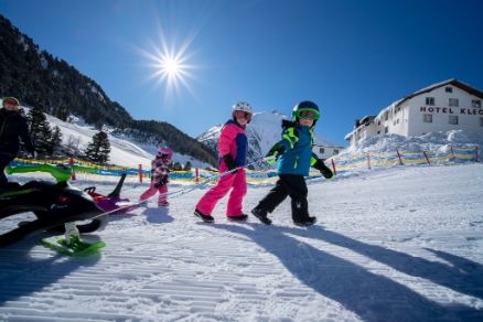 Children's Playground Vent Winter Ötztal