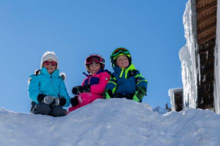 Schneespielplatz Vent Winter Ötztal Schnee