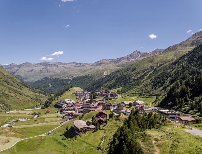 Obergurgl Summer Landscape Panorama