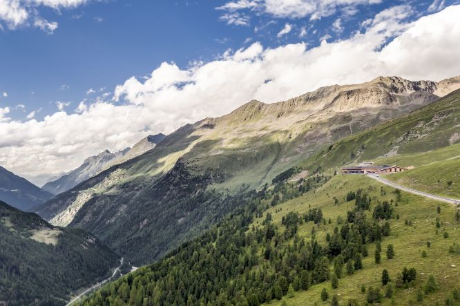 Hochgurgl Summer Landscape Panorama