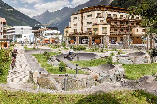 Pumptrack Mountainbiken Sölden Bike Republic