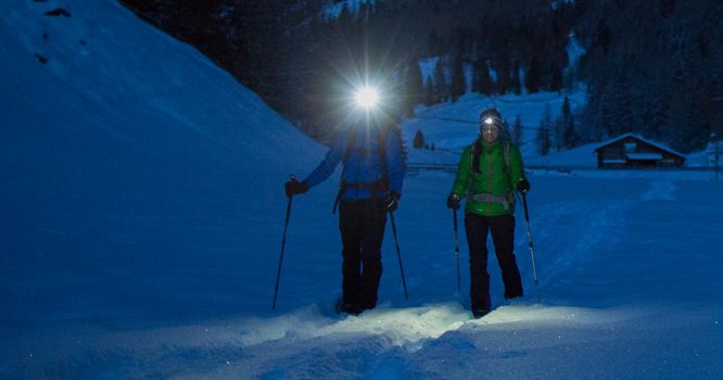 Snowshoe Hiking Ochsengarten Night