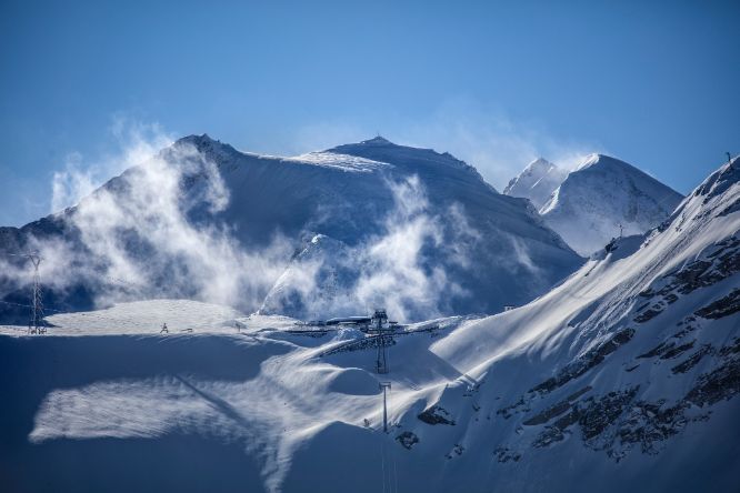 Winter Sölden Rettenbachgletscher Landschaft